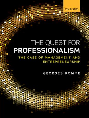 cover image of The Quest for Professionalism